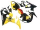 Carena Moto Yamaha YZF R6S 2006-2009 - Giallo Rosso Nero Lucido 46