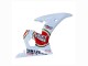 Carena Moto Yamaha YZF R6S 2006-2009 - Bianco Rosso Lucky Strike Motul