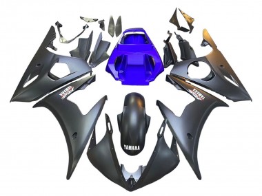 Carena Moto Yamaha YZF R6S 2006-2009 - Blu Nero Opaco
