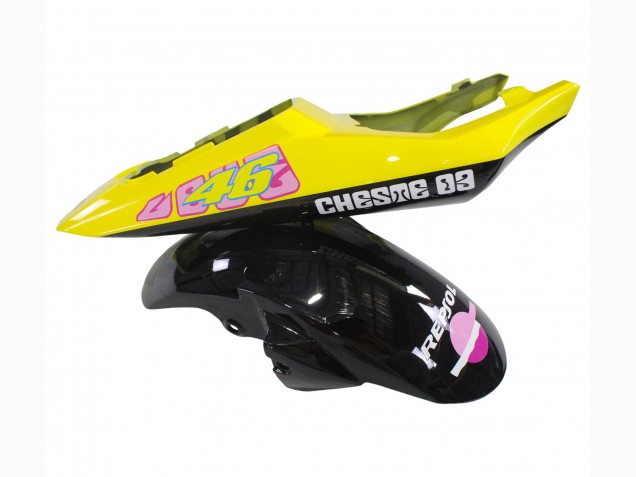 Carena Moto Yamaha YZF R6S 2006-2009 - Giallo Rosa Nero Lucido Rossi Repsol 46