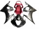 Carena Moto Yamaha YZF R6S 2006-2009 - Rosso Nero Opaco