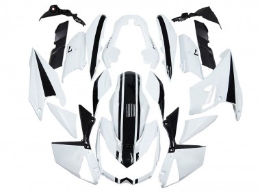 Carena Moto Kawasaki Z1000 2010-2013 - Bianco Nero