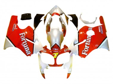 Carena Moto Kawasaki ZX12R 2000-2001 - Argento Rosso Fortuna Motul 7