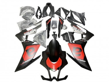 Carena Moto Aprilia RSV4 1000 2009-2015 - Nero Opaco Rosso Bianco