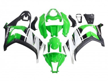 Carena Moto Kawasaki ZX10R 2011-2015 - Verde Bianco Nero Banda