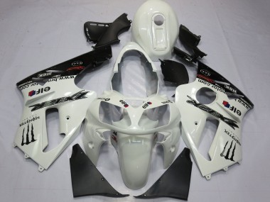 Carena Moto Kawasaki ZX12R 2000-2001 - Bianco Perla Nero Elf Mostro Energy