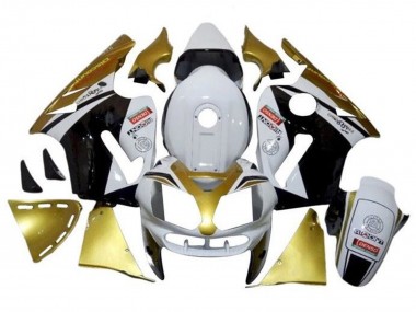 Carena Moto Kawasaki ZX12R 2000-2001 - Bianco Oro Nero