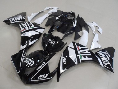 Carena Moto Yamaha YZF R1 2012-2014 - Bianco Nero Fiat
