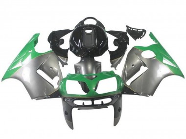 Carena Moto Kawasaki ZX12R 2002-2006 - Argento Verde Nero