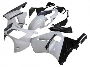 Carena Moto Kawasaki ZX12R 2002-2006 - Bianco Nero Lucido