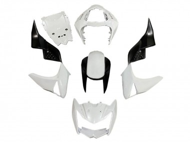 Carena Moto Kawasaki Z1000 2007-2009 - Bianco Nero