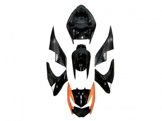 Carena Moto Kawasaki Z1000 2007-2009 - Nero Lucido Arancia