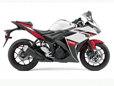 Carena Moto Yamaha YZF R3 2015-2018 - Bianco Rosso Nero