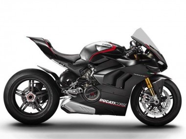 Carena Moto Ducati Panigale V4 V4S 2020-2021 - Argento Rosso Nero Lucido Corse
