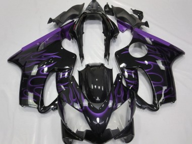 Carena Moto Honda CBR600 F4i 2004-2007 - Nero Lucido Viola Fiamma