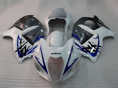 Carene Moto Suzuki GSXR 1300 Hayabusa 2008-2020 - Bianco Blu Grigio