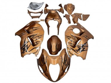 Carene Moto Suzuki GSXR 1300 Hayabusa 2008-2020 - Bronzo Nero Fiamma