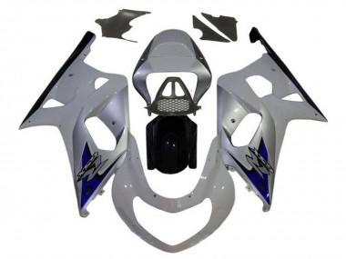 Carena Moto Suzuki GSXR1000 2000-2002 - Bianco Argento Blu Nero