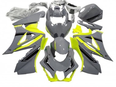 Carena Moto Suzuki GSXR1000 2017-2024 - Grigio Giallo Nero