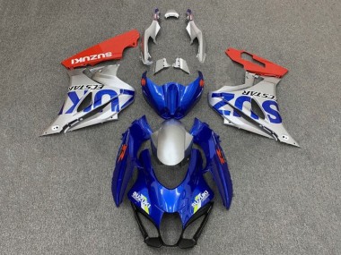 Carena Moto Suzuki GSXR1000 2017-2024 - Blu Argento Rosso