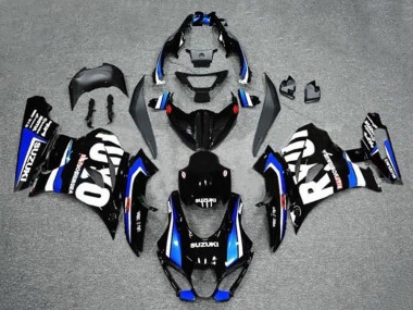 Carena Moto Suzuki GSXR1000 2017-2024 - Nero Blu Bianco
