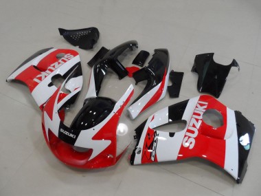 Carena Moto Suzuki GSXR 600 / GSXR 750 1996-2000 - Rosso Bianco Nero