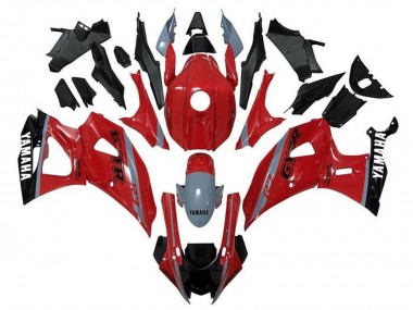 Carena Moto Yamaha YZF R7 2021-2024 - Rosso Grigio Nero Bianco