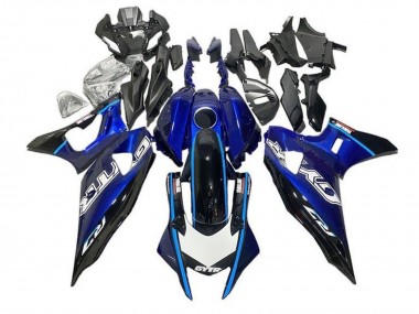 Carena Moto Yamaha YZF R7 2021-2024 - Blu Nero Azzurro Chiaro