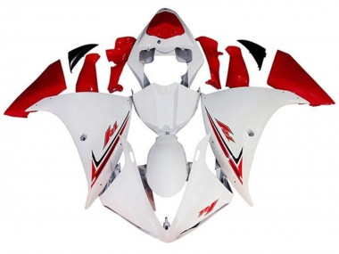 Carena Moto Yamaha YZF 1000 R1 2012-2014 - Bianco Rosso