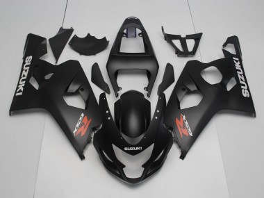 Carena Moto Suzuki GSXR 600 / GSXR 750 2004-2005 - Nero Opaco Rosso Bianco