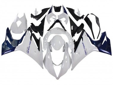 Carena Moto Triumph Daytona 675 Triple 2013-2016 - Bianco Blu