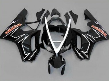 Carena Moto Triumph Daytona 675 Triple 2006-2008 - Nero Lucido Bianco Banda