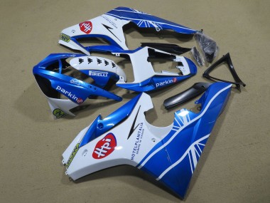 Carena Moto Triumph Daytona 675 Triple 2006-2008 - Bianco Blu