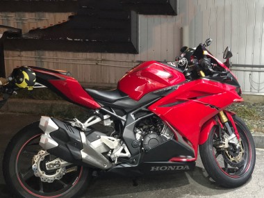 Carena Moto Honda CBR250RR 2017-2022 - Rosso Nero Opaco
