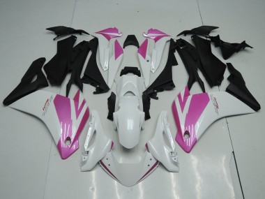 Carena Moto Honda CBR250RR 2011-2015 - Bianco Rosa Nero Opaco