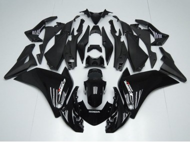 Carena Moto Honda CBR250RR 2011-2015 - Nero Lucido Nero Opaco