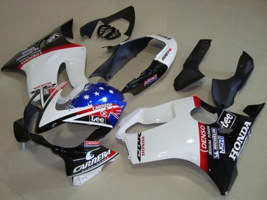 Carena Moto Honda CBR600 F4i 2004-2007 - Bianco Rosso Blu Nero Lucido Stella Lee Carrera