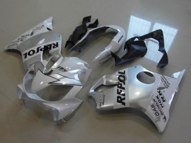 Carena Moto Honda CBR600 F4i 2004-2007 - Bianco Argento Nero Repsol