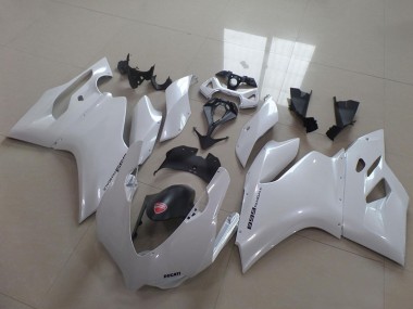Carena Moto Ducati 1199 2011-2014 - Bianco Nero