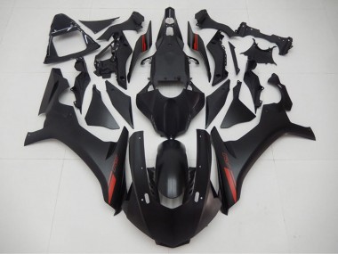 Carena Moto Yamaha YZF R1 2015-2019 - Nero Opaco Rosso