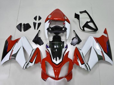 Carena Moto Honda VFR 800 2002-2013 - Bianco Rosso Nero Lucido