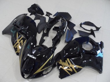 Carena Moto Suzuki GSXR 1300 Hayabusa 1996-2007 - Nero Lucido Oro Decal