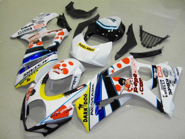 Macchie 2007-2008 Suzuki GSXR 1000 Carene Moto Macchie 2007-2008 Suzuki GSXR 1000 Carene Moto