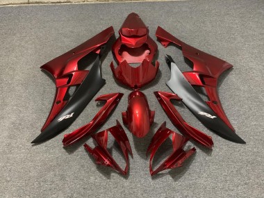 Marrone & Nero 2006-2007 Yamaha R6 Carene Moto