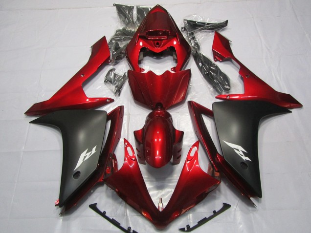 Marrone & Opaco 2007-2008 Yamaha R1 Carene Moto Marrone & Opaco 2007-2008 Yamaha R1 Carene Moto