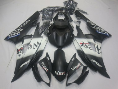 Matte West 2006-2007 Yamaha R6 Carene Moto