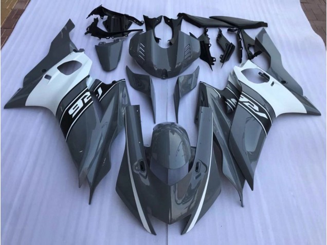 Nardo Grigio & Bianco 2017-2021 Yamaha R6 Carene Moto Nardo Grigio & Bianco 2017-2021 Yamaha R6 Carene Moto