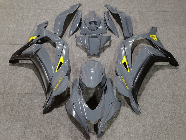 Nardo Grigio & Nero 2016-2019 Kawasaki ZX10R Carene Moto Nardo Grigio & Nero 2016-2019 Kawasaki ZX10R Carene Moto