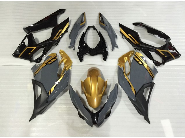 Nardo Grigio & Oro 2018-2023 Kawasaki Ninja 400 Carene Moto Nardo Grigio & Oro 2018-2023 Kawasaki Ninja 400 Carene Moto