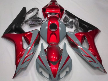 Nardo Grigio & Rosso 2006-2007 Honda CBR1000RR Carene Moto